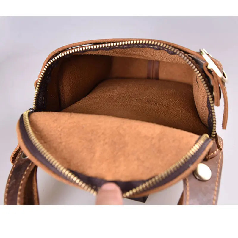 Sac Ceinture Cuir Vintage