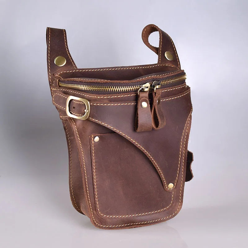 Sac Ceinture Cuir Vintage