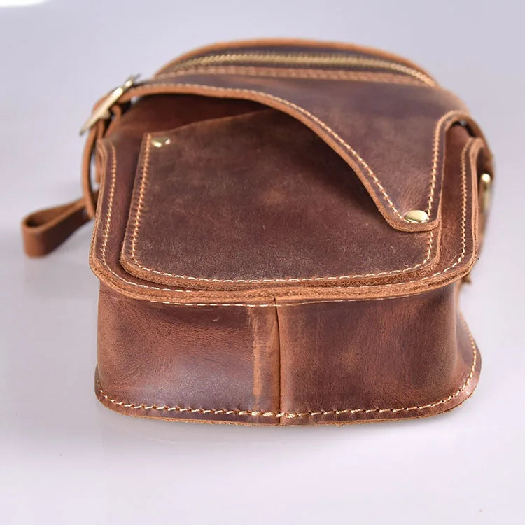Sac Ceinture Cuir Vintage