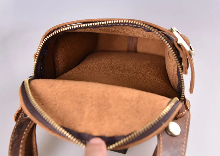 Sac Ceinture Cuir Vintage