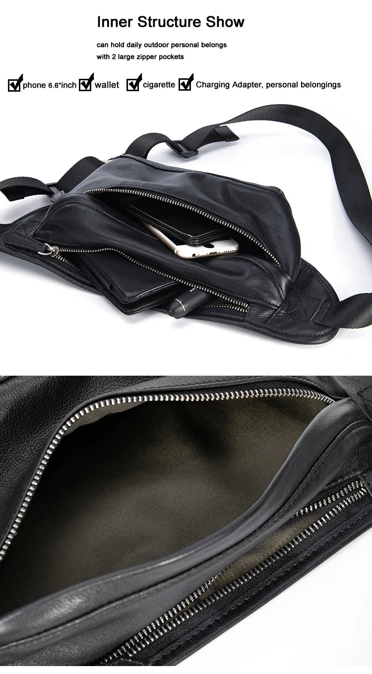 Sac Ceinture Cuir Homme