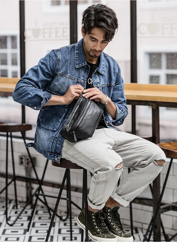 Sac Ceinture Cuir Homme