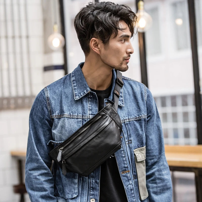 Sac Ceinture Cuir Homme