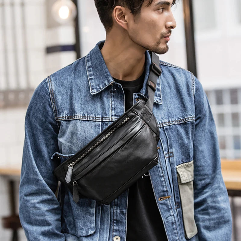 Sac Ceinture Cuir Homme