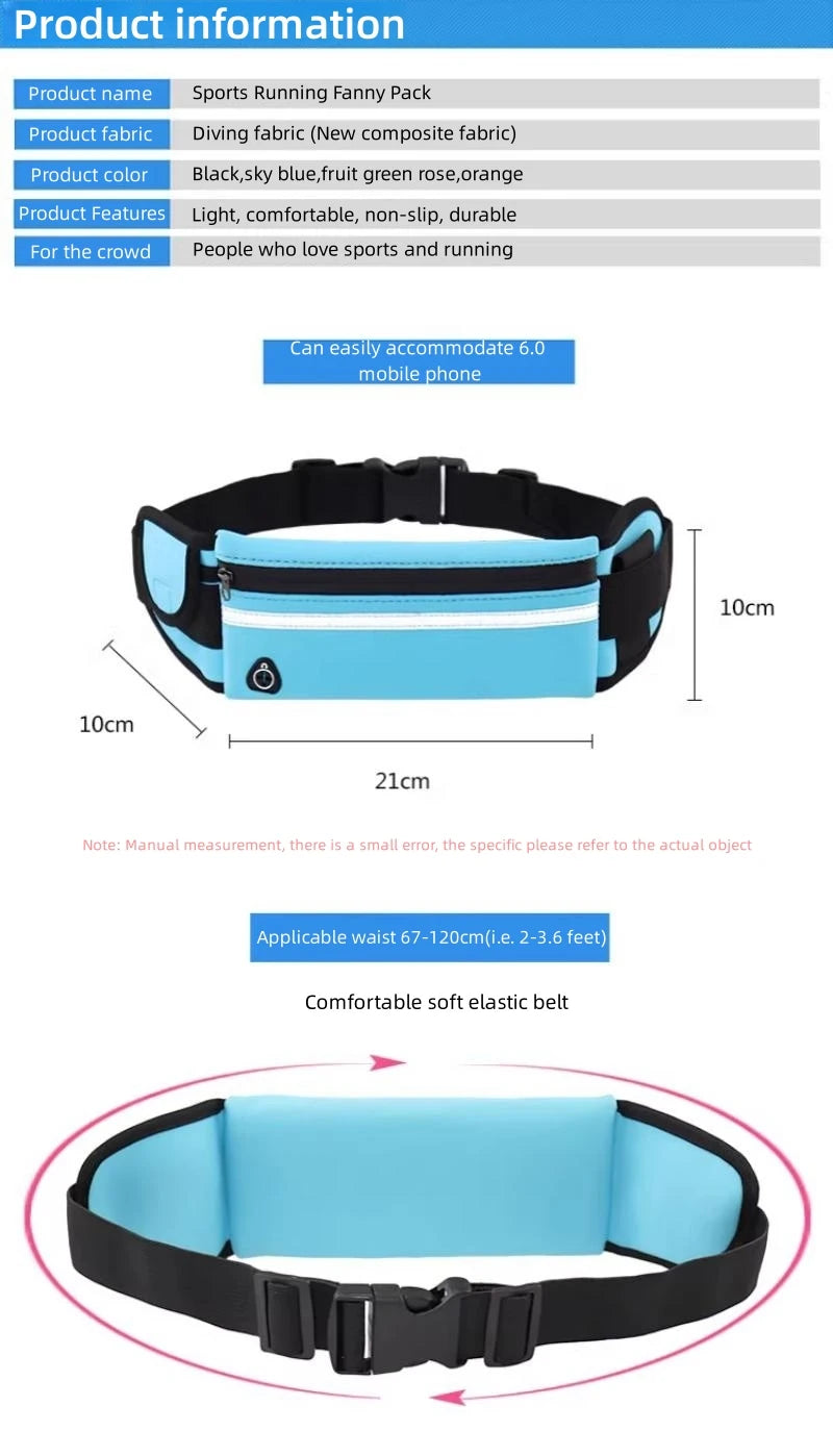 Sac Ceinture Sport Étanche